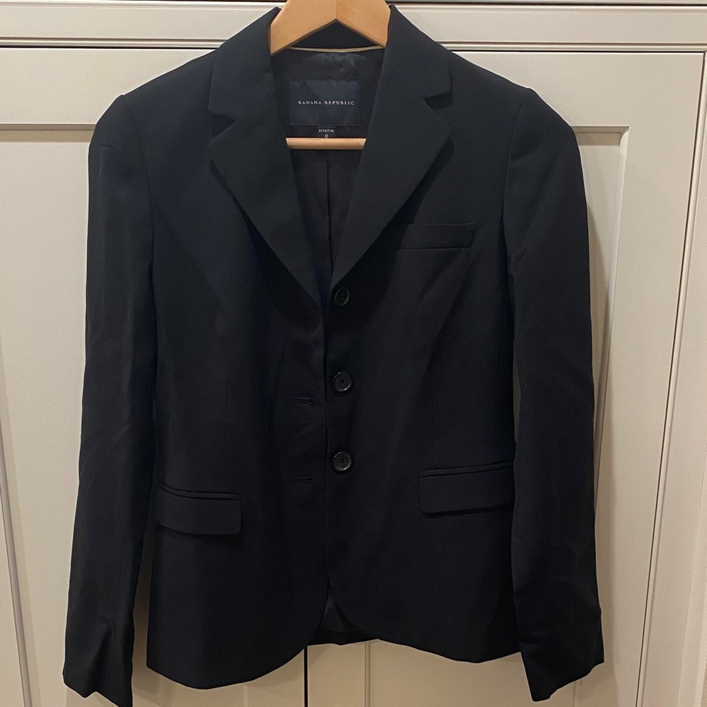 Banana Republic Classic Black Women's Blazer Size 0